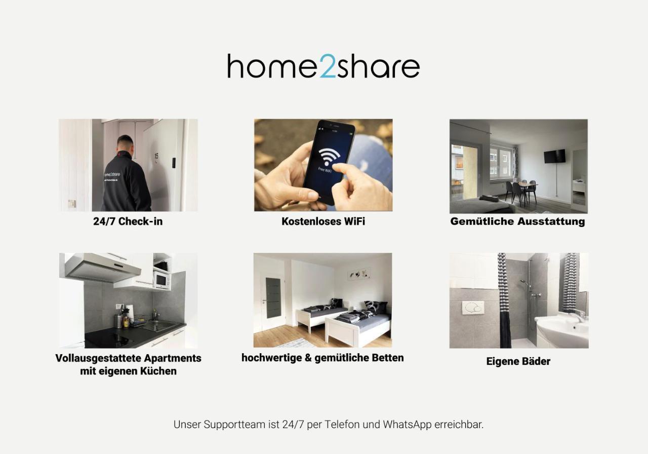 Zentrale Studios Fur Monteure I Home2Share Όσναμπρουκ Εξωτερικό φωτογραφία